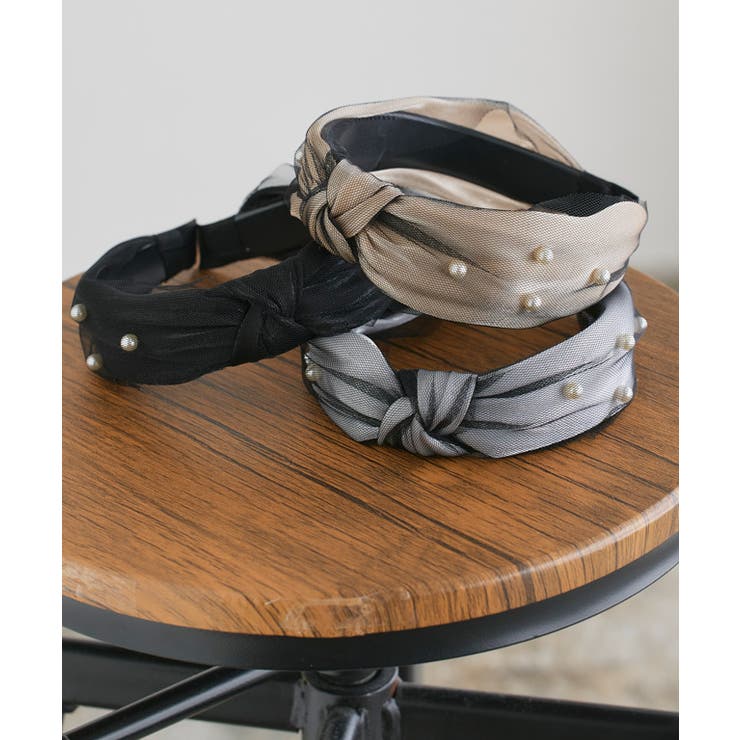 チュール×パールカチューシャ チュール パール | Pierrot | 詳細画像7 