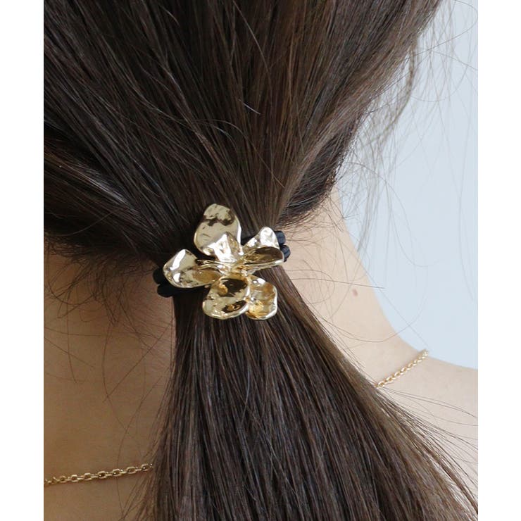 ゴールド | フラワーキャストポニー キャストポニー ヘアゴム | Pierrot