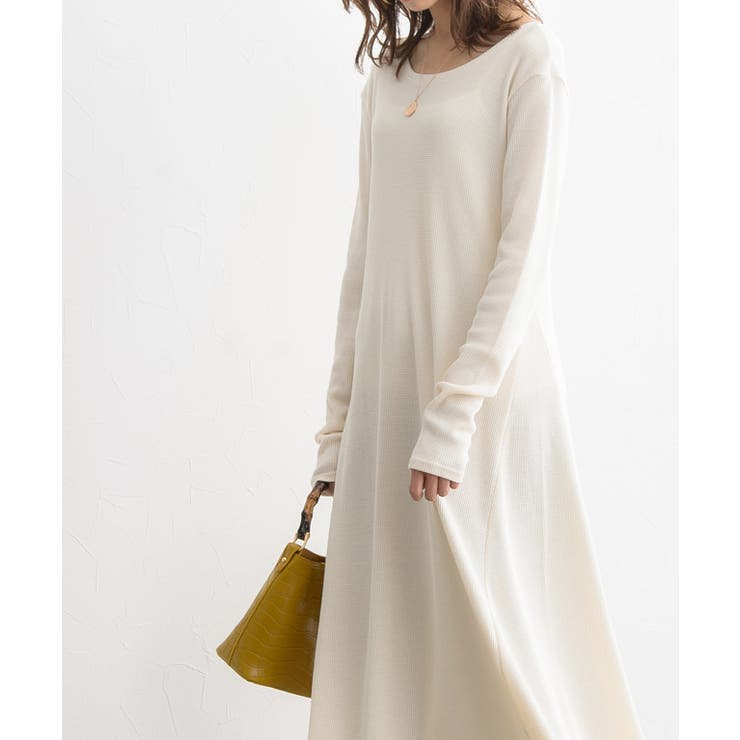 バックオープンワッフルロングワンピース ワンピース ワッフル バックオープン 品番 Prtw Pierrot ピエロ のレディースファッション通販 Shoplist ショップリスト