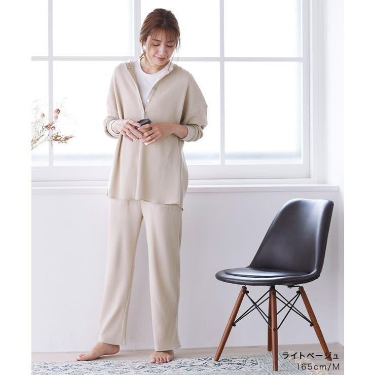 ラウンジウェアワッフルパンツ ルームウェア 部屋着 リラックス