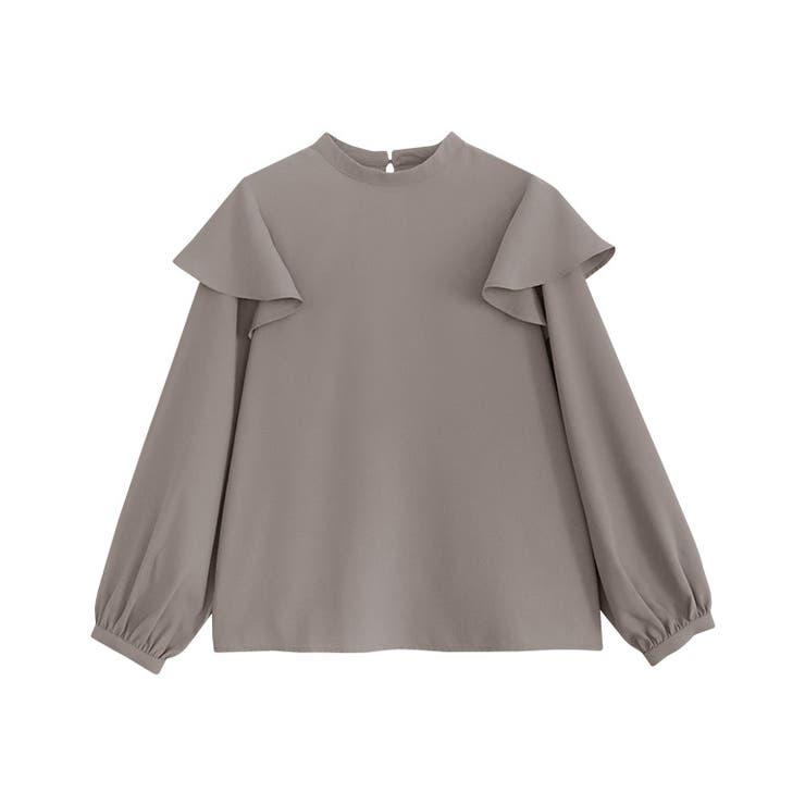 モカ | フレアショルダーブラウス ブラウス フレア | Pierrot