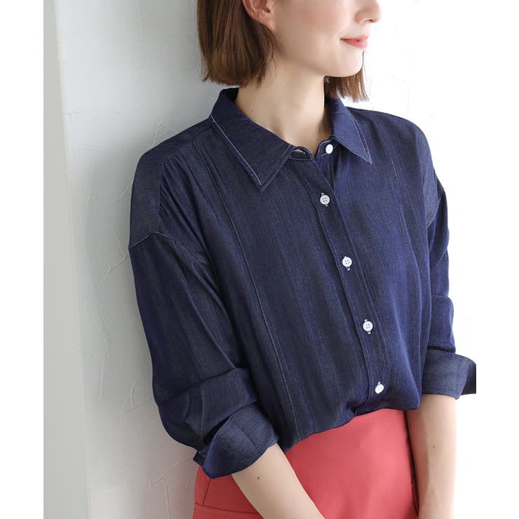 パルデニム・シャンブレーシャツXL ロゴ　エポレット シャンブレー シャツ — Chef Works Japan