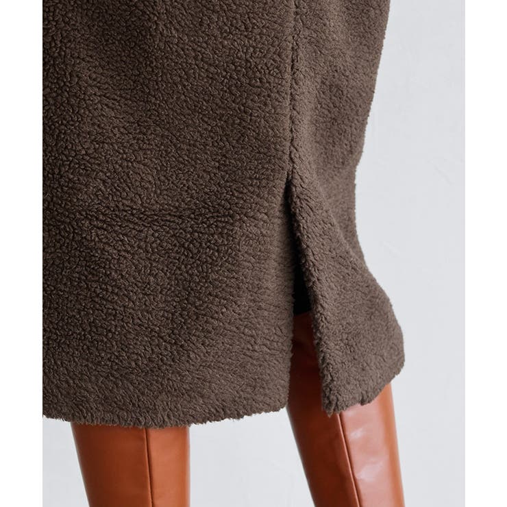 ノーカラーボアコート コート ノーカラー | Pierrot | 詳細画像7 