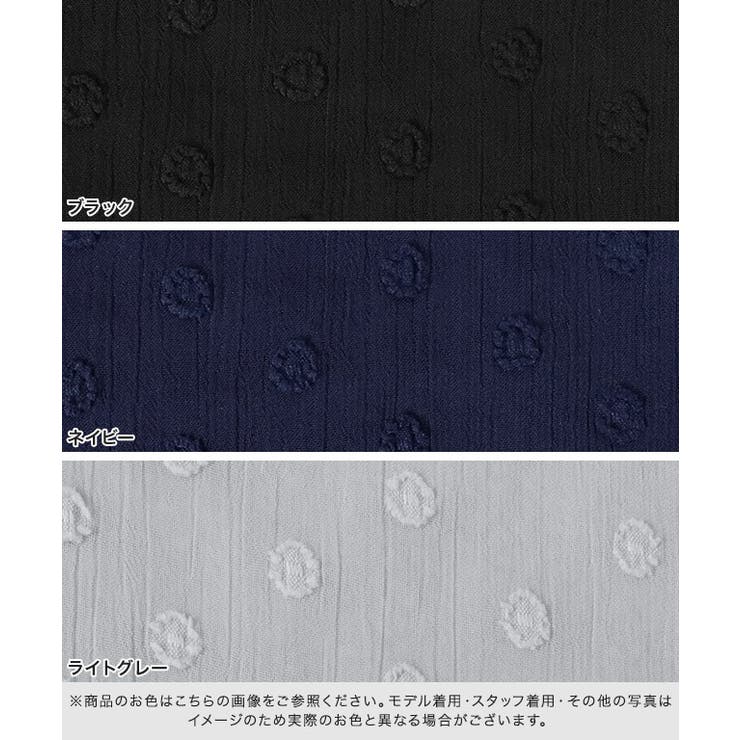 シアードットフリルカラーブラウス ブラウス シアー素材 | Pierrot | 詳細画像2 