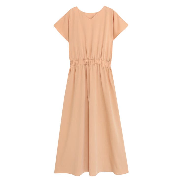 オレンジ | 2wayウエストギャザーワンピース ワンピース 前後2way | Pierrot