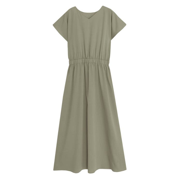 モカーキ | 2wayウエストギャザーワンピース ワンピース 前後2way | Pierrot