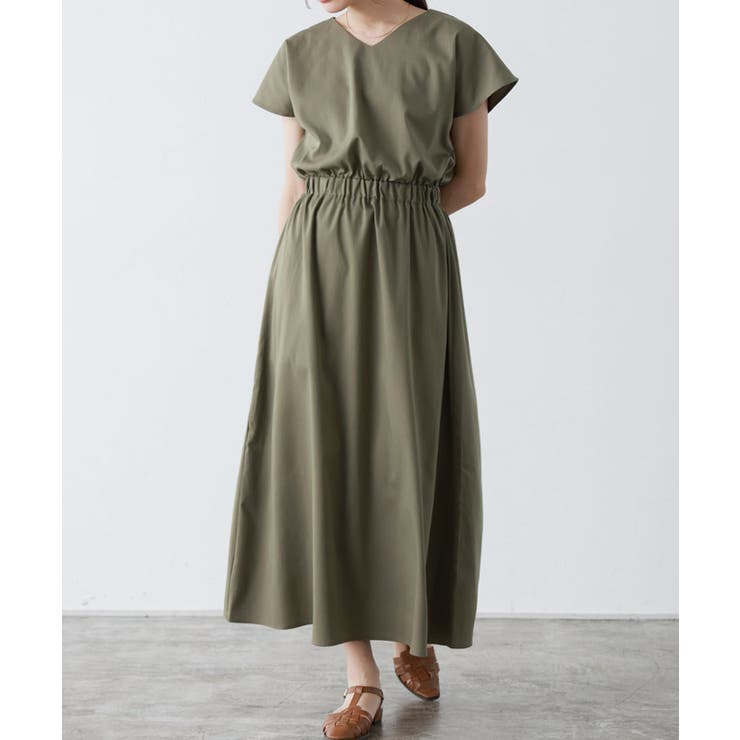 2wayウエストギャザーワンピース ワンピース 前後2way | Pierrot | 詳細画像6 