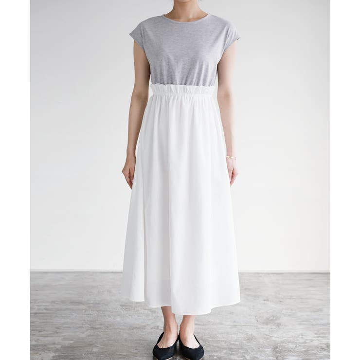 ドッキングギャザーワンピース ワンピース トレンド | Pierrot | 詳細画像6 