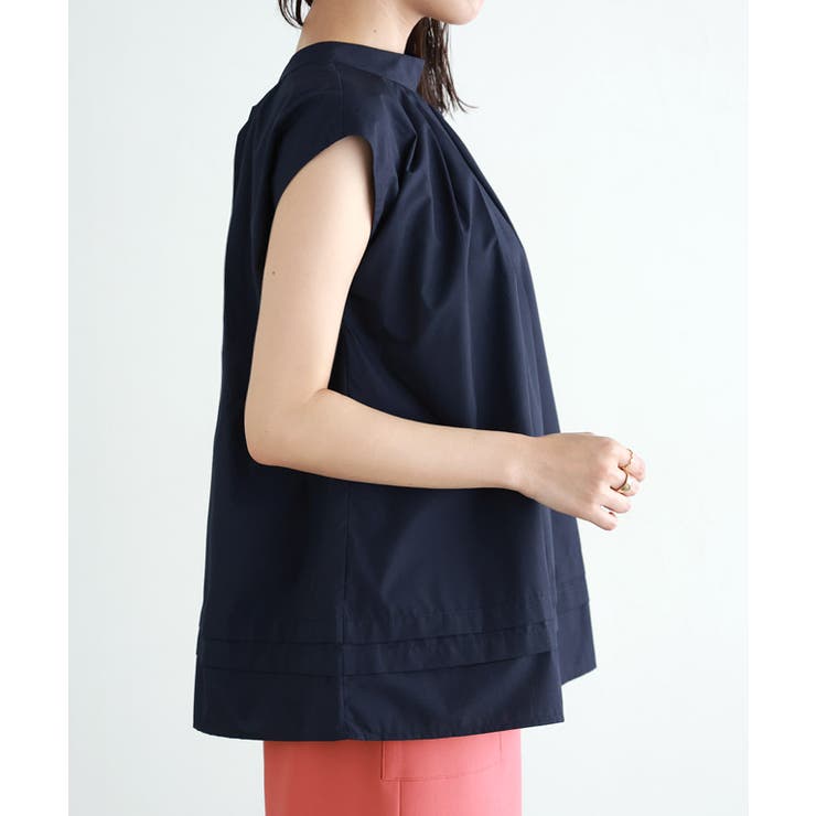 2wayタイフレンチスリーブブラウス ブラウス タイ付き | Pierrot | 詳細画像7 