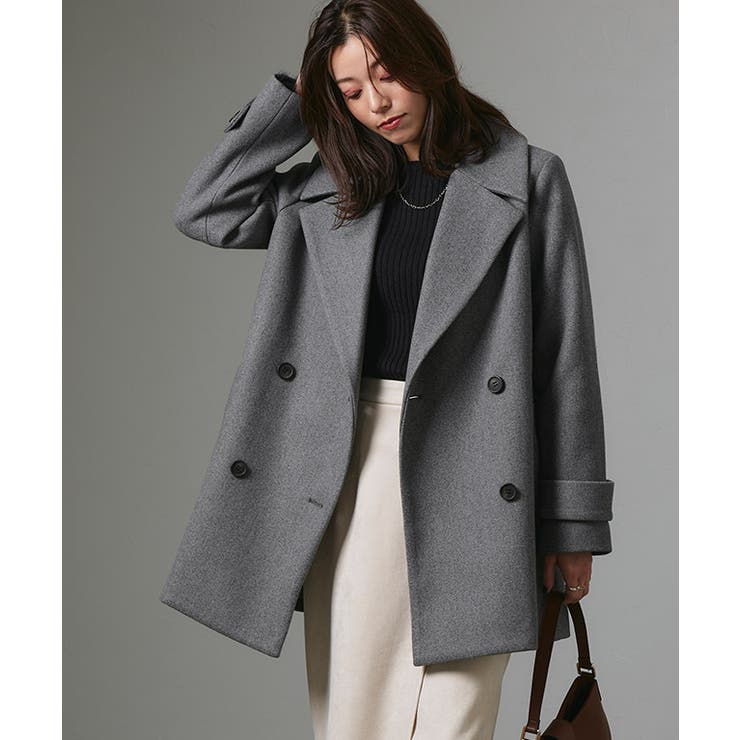 【メーカー直売】の商品をすべて Pコート 美品☆ドルチェ＆ガッバーナ ピーコート 忙しい ネイビー Mサイズ 48 ジャケット・アウター