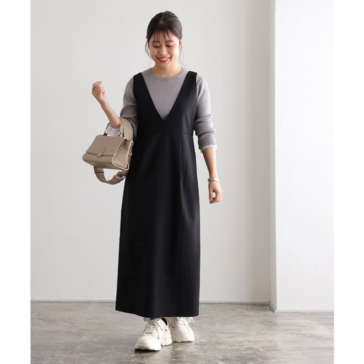【美品】stola.プリーツジャンパースカート ウォッシャブル】タンブラーツイルジャンパースカート
