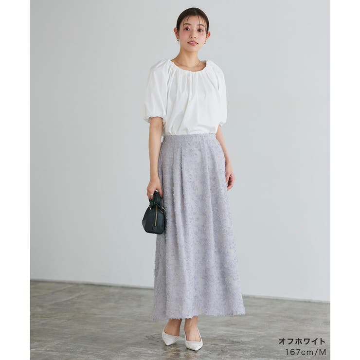 2wayオフショルブラウス オフショル ブラウス[品番：PRTW0004757