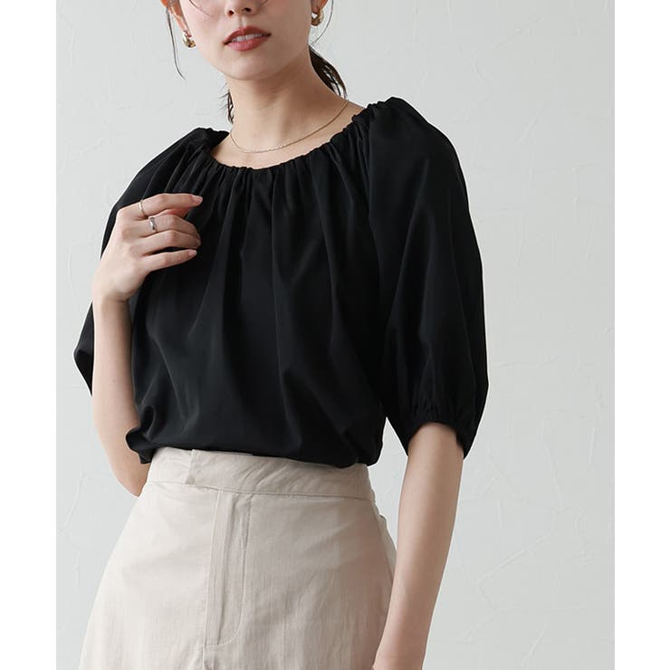 2wayオフショルブラウス オフショル ブラウス[品番:PRTW0004757 2wayオフショルブラウス オフショル ブラウス[品番:PRTW0004757