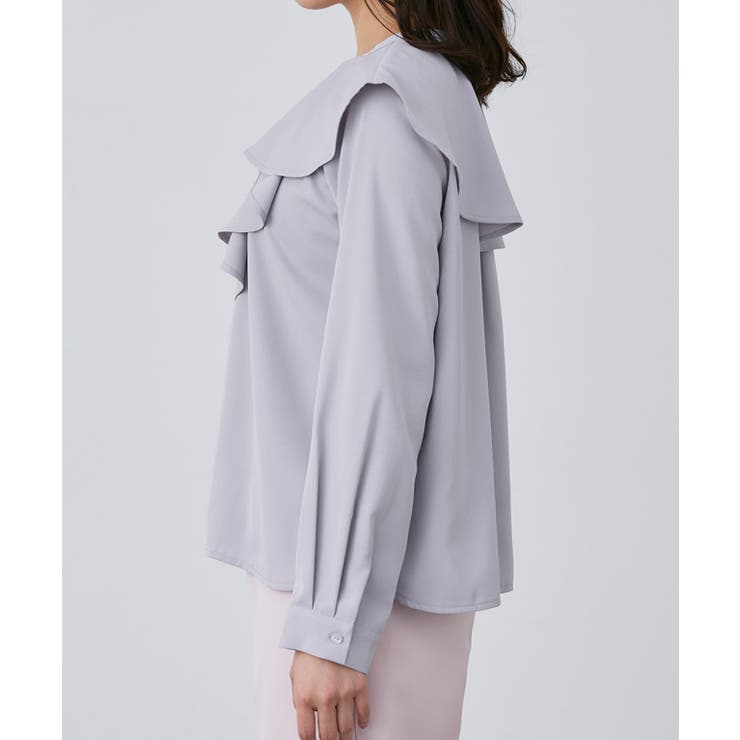 2wayフリルカラーブラウス ブラウス フリル | Pierrot | 詳細画像7 