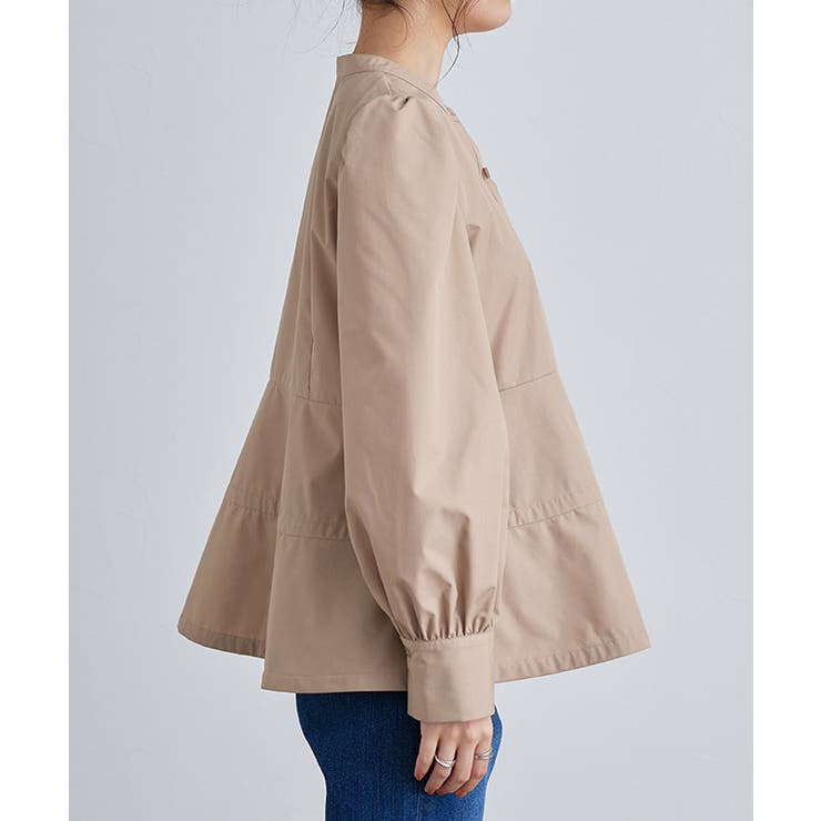 パフスリーブペプラムブラウス ブラウス ペプラム | Pierrot | 詳細画像6 