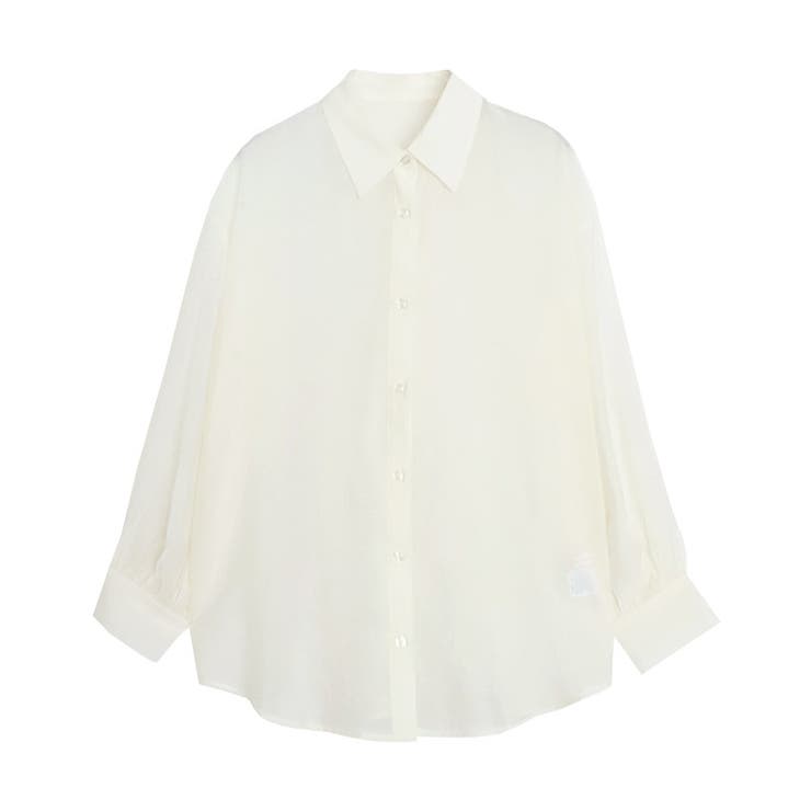 アイボリー | シアールーズシャツ シャツ シアー | Pierrot