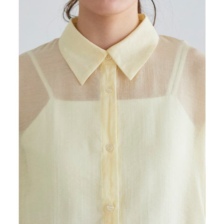 シアールーズシャツ シャツ シアー | Pierrot | 詳細画像4 