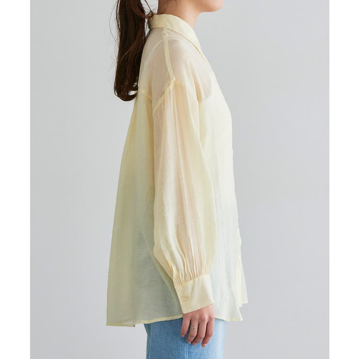 シアールーズシャツ シャツ シアー | Pierrot | 詳細画像7 