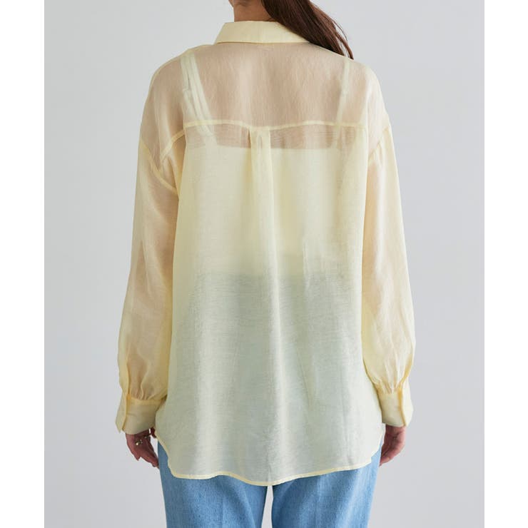 シアールーズシャツ シャツ シアー | Pierrot | 詳細画像8 