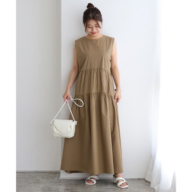 JIL SANDER ピンク ノースリーブ ワンピース Jil Sander ノースリーブ マキシドレス | ピンク | FARFETCH JP