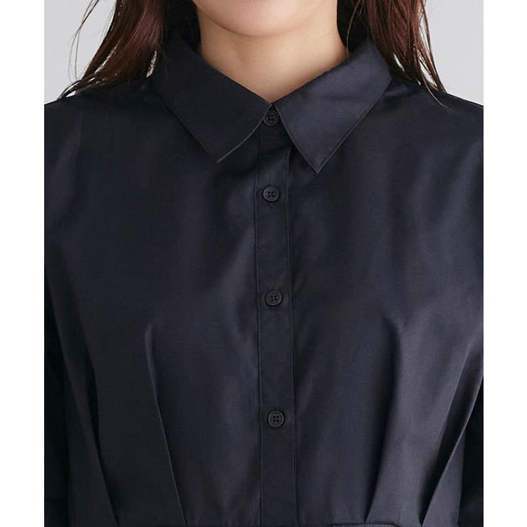 パフスリーブシャツワンピース ワンピース パフ袖 | Pierrot | 詳細画像4 