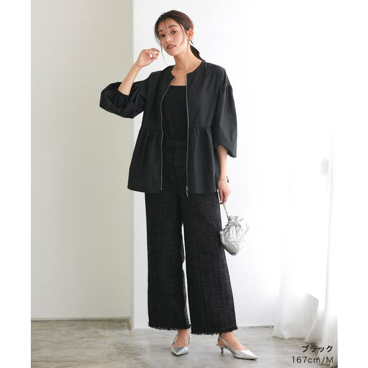 Cygne ペプラムブラウス Marie ブラック※完売品 完売品】シーニュ♦︎ Marie ぺプラムブラウス♦︎ブラック 2