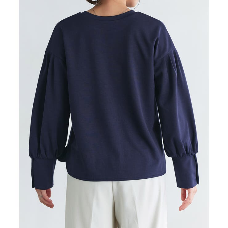 選べる袖ボタンポンチプルオーバー カットソー パールボタン | Pierrot | 詳細画像12 