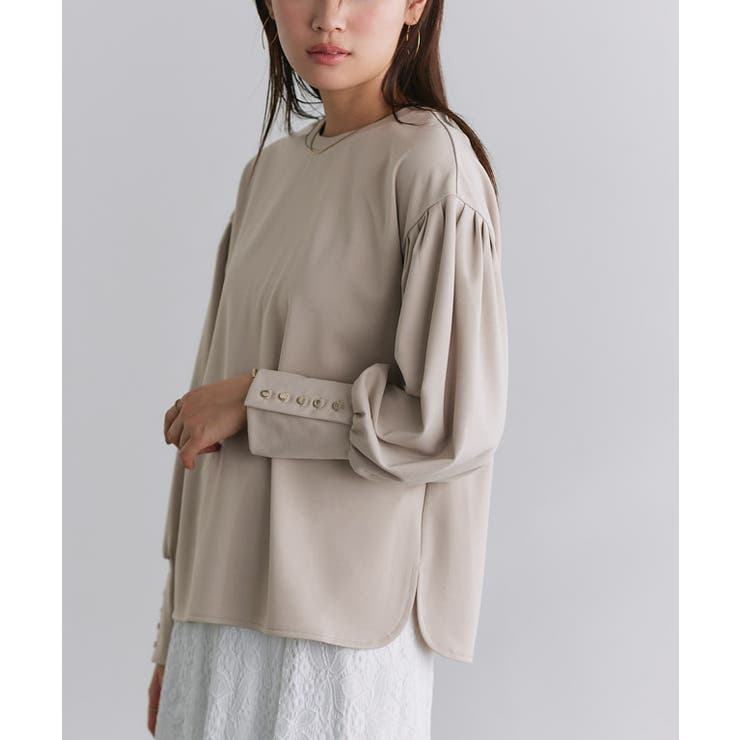 選べる袖ボタンポンチプルオーバー カットソー パールボタン | Pierrot | 詳細画像30 