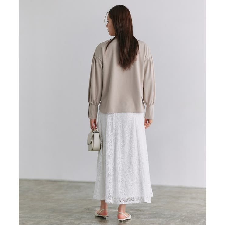 選べる袖ボタンポンチプルオーバー カットソー パールボタン | Pierrot | 詳細画像31 