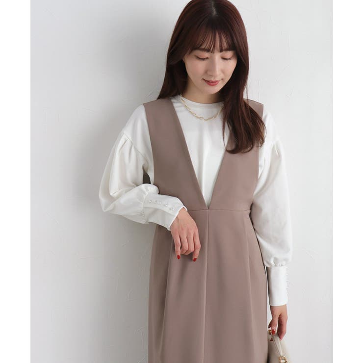 選べる袖ボタンポンチプルオーバー カットソー パールボタン | Pierrot | 詳細画像26 