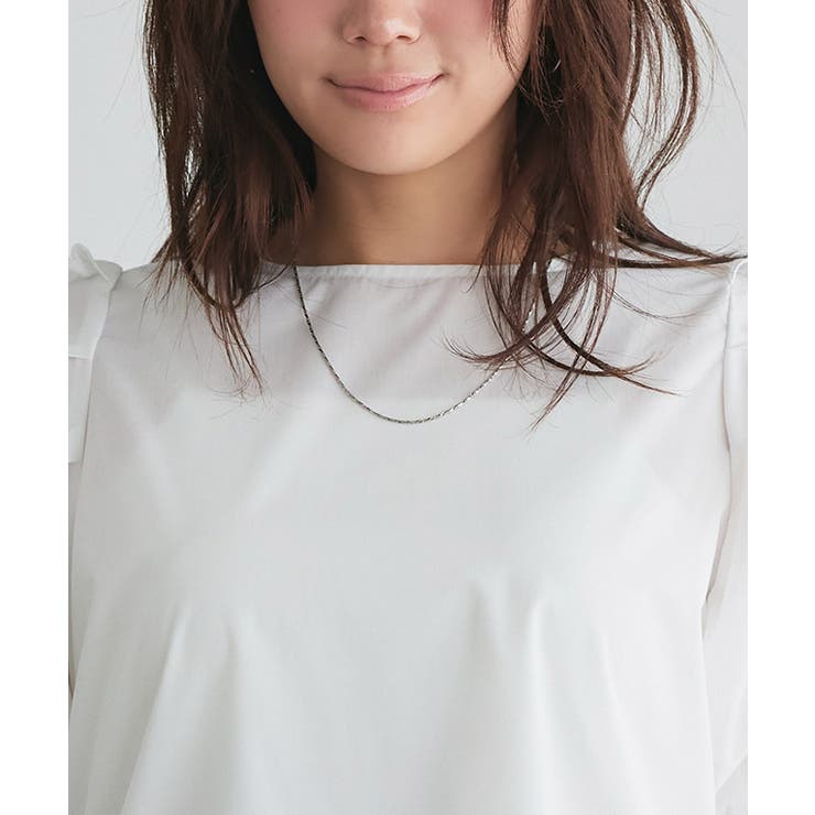 袖パールデザインフリルトップス フリルデザイン トップス | Pierrot | 詳細画像4 