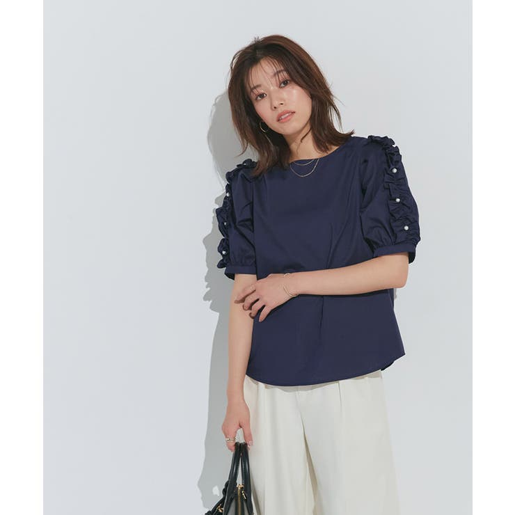 袖パールデザインフリルトップス フリルデザイン トップス | Pierrot | 詳細画像21 