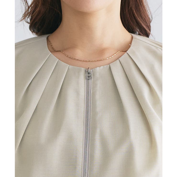 ドロストショルダーブルゾン ブルゾン リネンタッチ | Pierrot | 詳細画像4 