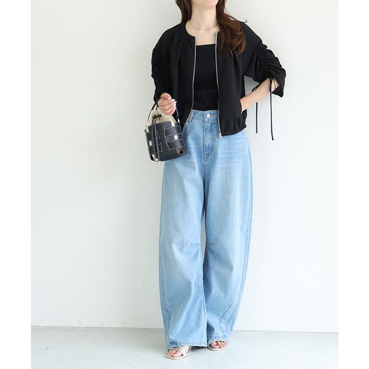 ドロストショルダーブルゾン ブルゾン リネンタッチ | Pierrot | 詳細画像25 