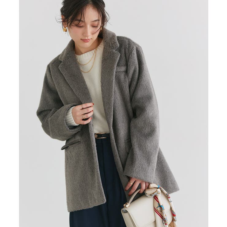 シャギーテーラードジャコット ジャコット テーラード | Pierrot | 詳細画像23 