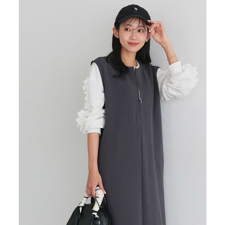 2wayジャンパースカート ジャンパースカート Iラインシルエット | Pierrot | 詳細画像24 