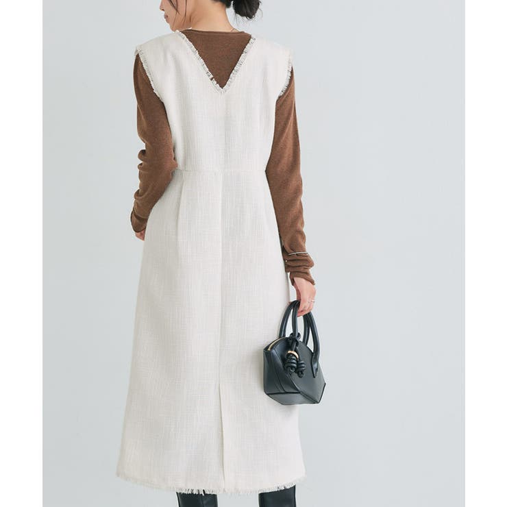 ツイードVネックジャンパースカート ジャンパースカート ジャンスカ | Pierrot | 詳細画像28 