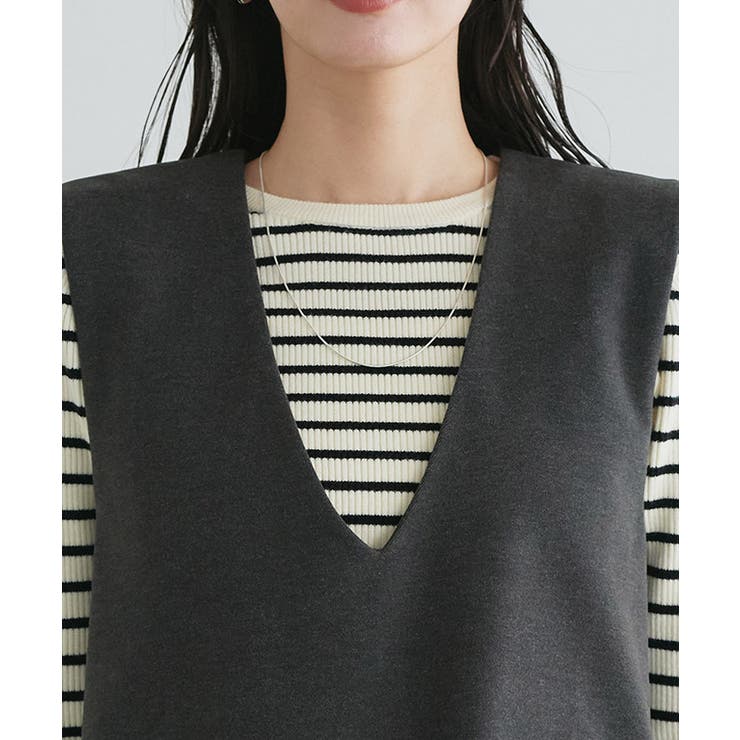 ウールタッチミニジャンパースカート ジャンパースカート ミニ丈 | Pierrot | 詳細画像4 