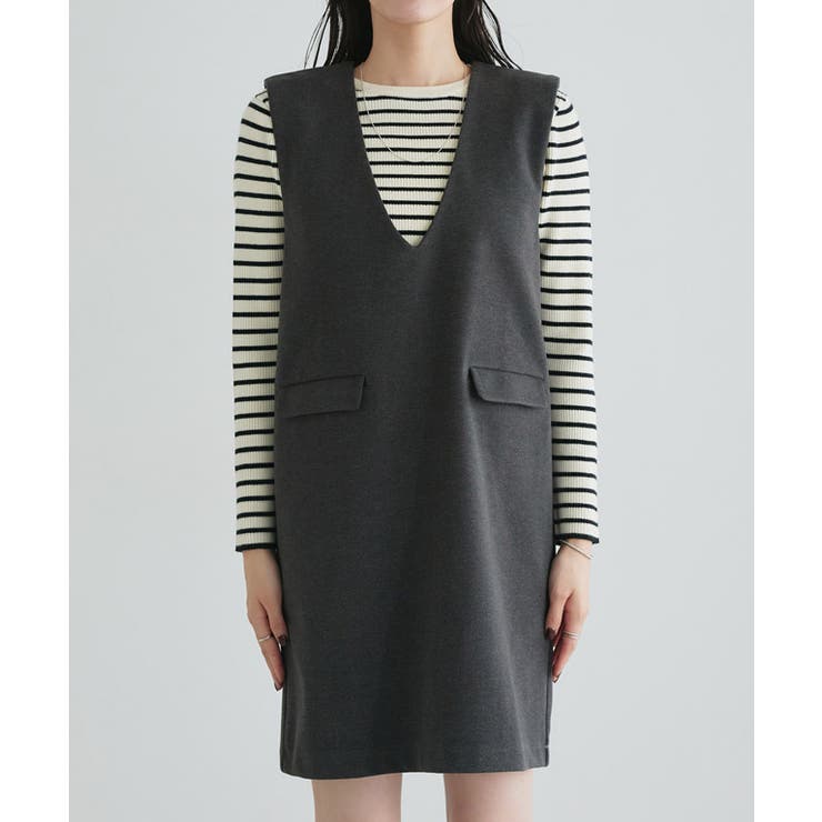 ウールタッチミニジャンパースカート ジャンパースカート ミニ丈 | Pierrot | 詳細画像6 