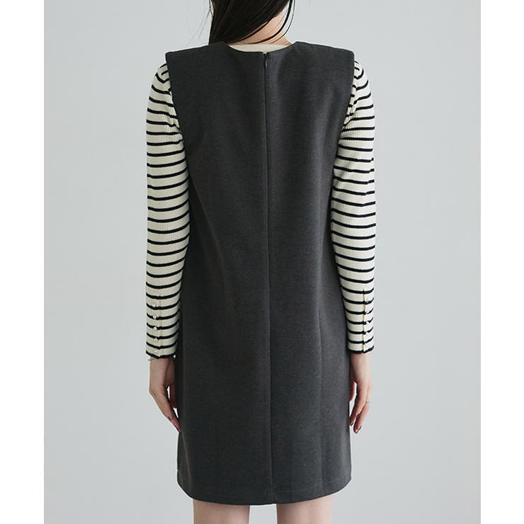 ウールタッチミニジャンパースカート ジャンパースカート ミニ丈 | Pierrot | 詳細画像8 