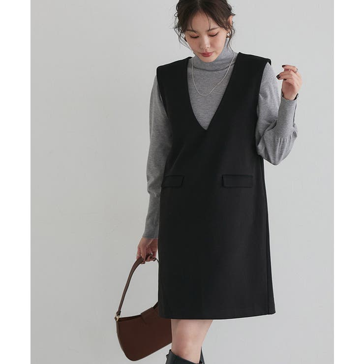 ウールタッチミニジャンパースカート ジャンパースカート ミニ丈 | Pierrot | 詳細画像17 