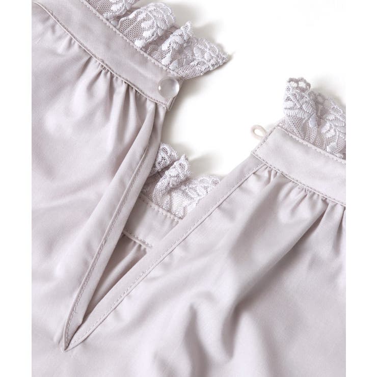 襟袖レースブラウス ブラウス レース | Pierrot | 詳細画像10 