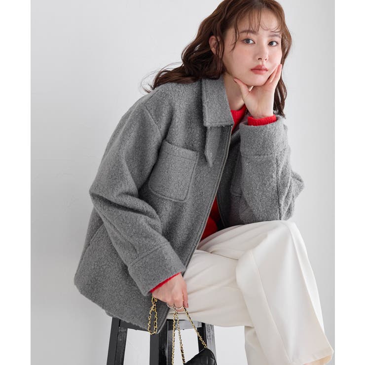 ブークレステンカラーミドル丈コート コート ミドル丈 | Pierrot | 詳細画像24 