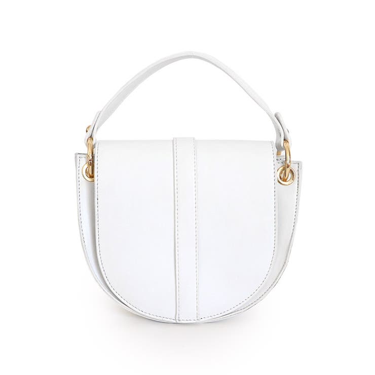ホワイト | ハーフラウンドハンドバッグ ハンドバッグ マリン | Pierrot