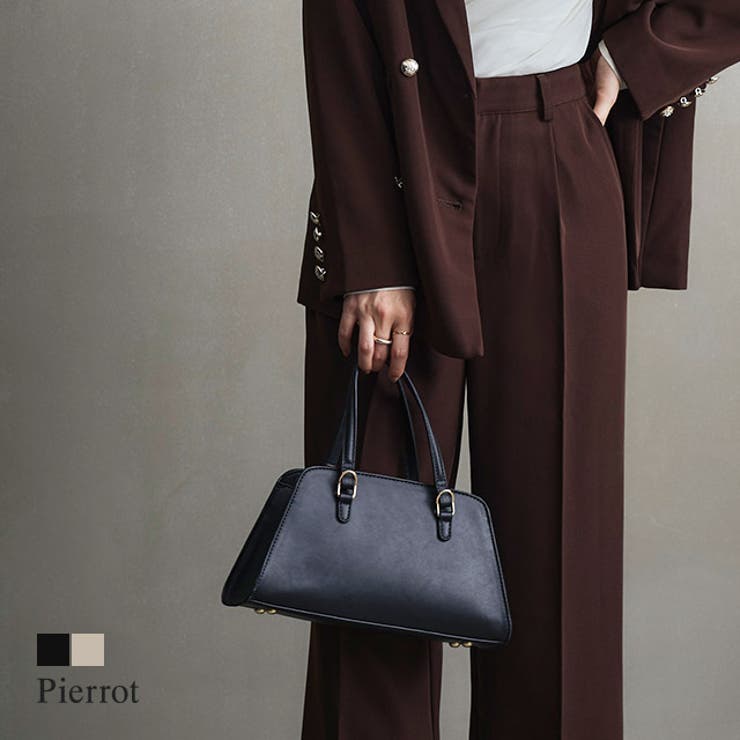 スクエアハンドショルダーバッグ ハンドバッグ ショルダーバッグ | Pierrot | 詳細画像1 