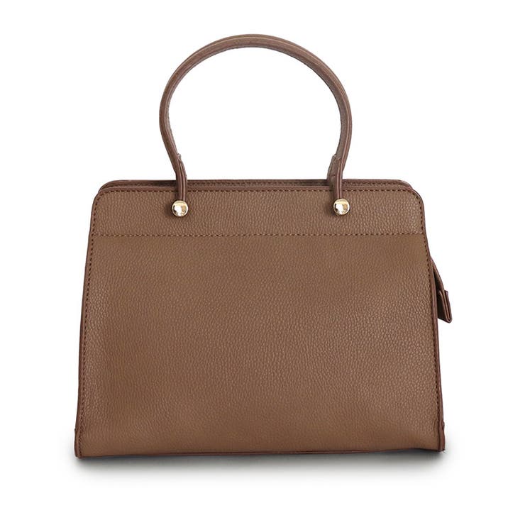 キャメル | 2wayショルダースクエアハンドバッグ バッグ オフィス | Pierrot