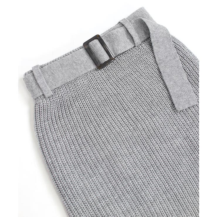 カーディガンニットセットアップ ニット セットアップ ニットアップ ベルト付き | Pierrot | 詳細画像12 