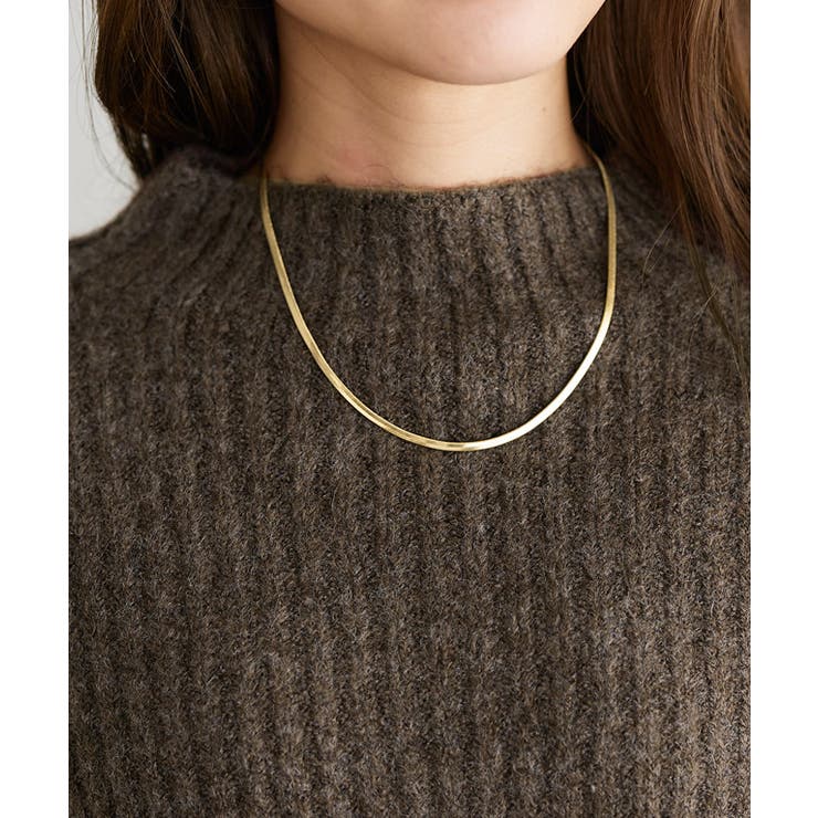 【来栖りんさん着用】ふんわりウォッシャブルボリューム袖ボトルネックニット ニット… | Pierrot | 詳細画像4 