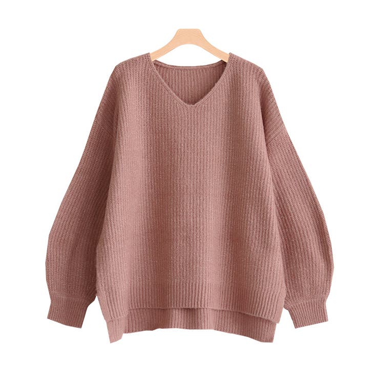 ベイクドピンク | 選べるふんわりウォッシャブルボリューム袖ニット ニット セーター | Pierrot