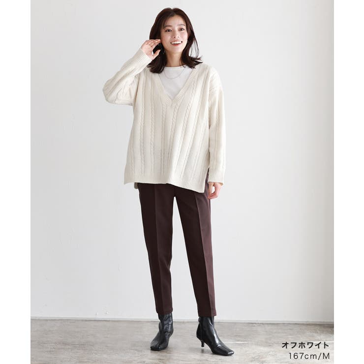 【最終値下げ】pium レイヤードケーブルニット チャコール レイヤードケーブルニット – pium
